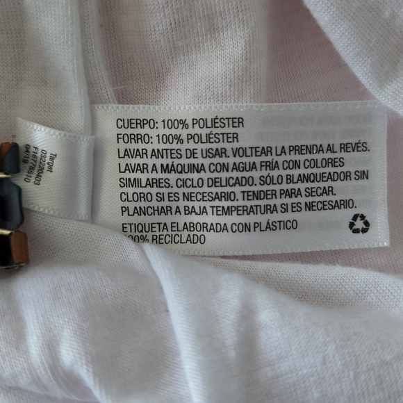 Girls More Than Magic White Sequin Full Zip Varsity Style Jacket Med 7/8 - Picture 6 of 6